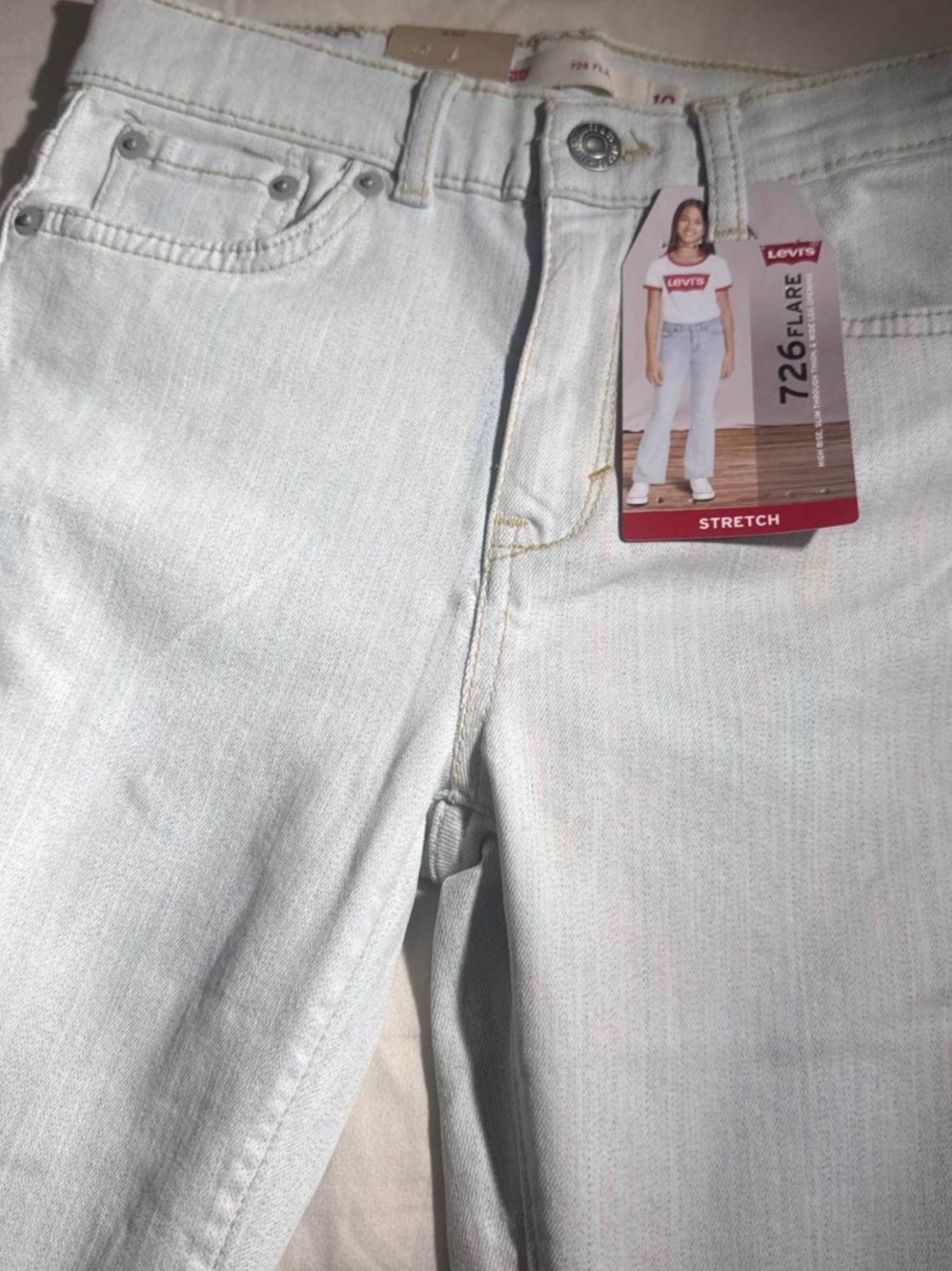 Levi's Kids Light Blue Stretch Flare Jeans